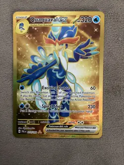 Quaquaval ex 273/193 Full Art Secret Gold Paldea Evolved Pokemon Card NM - Image 1