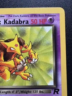 1st Edition Dark Kadabra 39/82 Team Rocket Pokemon Card Rare Near Mint - Image 4