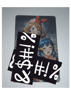 Pokemon Dawn and may Waifu Card - Image 1