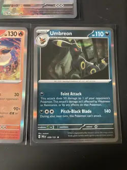 Pokemon TCG Holo Prismatic Evolutions Card Lot. 5 Cards. Umbreon Espeon Flareon - Image 4