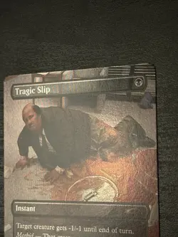 Tragic Slip R Foil #7043 | SLD Secret Lair The Office Bonus Card | MTG - Image 3