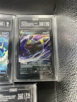 9 Card Lot Of 20-22 Pokemon Eevee Evolutions V Set Holo Promos All Tag Graded 🔥 - Image 2