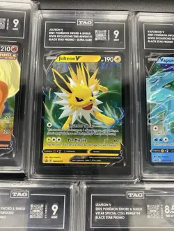 9 Card Lot Of 20-22 Pokemon Eevee Evolutions V Set Holo Promos All Tag Graded 🔥 - Image 4