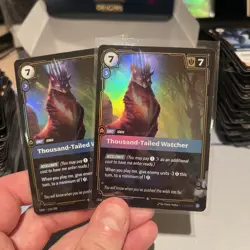 Thousand-Tailed Watcher Playset OGN 116/298 Rare Holo Riftbound Card x2 - Image 1