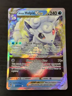 Pokemon TCG Silver Tempest Alolan Vulpix VSTAR 034/195 - NM Card - Image 1