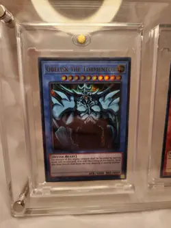 Yu-Gi-Oh! Egyptian God Cards 25th Anniversary Set - Mint/NM - Acrylic Display - Image 3
