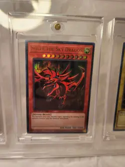 Yu-Gi-Oh! Egyptian God Cards 25th Anniversary Set - Mint/NM - Acrylic Display - Image 4