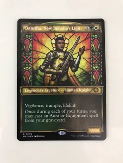Danitha New Benalia's Light Foil Showcase MTG Magic Card NM Near Mint March MAT - Image 1