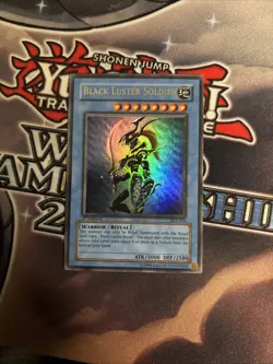 (MC) Black Luster Soldier 1st Edition Yu-Gi-Oh Card SYE-024 Ultra Rare LP - Image 1