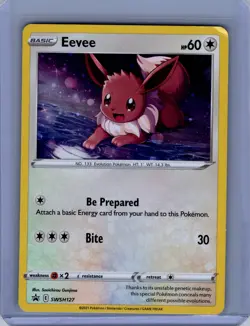 Pokemon SWSH: Sword & Shield Promo Cards #SWSH127 Eevee Near Mint or Better - Image 1