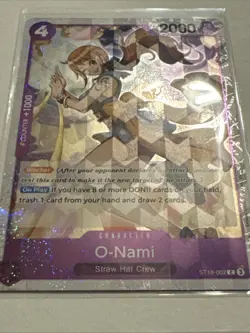 ONE PIECE 28 CARD LOT SPARKLE SUPER RARE NAMI LUFFY ZORO BOA SANJI SHANKS LAW - Image 3