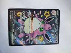 Pokemon TCG Wigglytuff EX Full Art Shiny Rare Holo Card 222/091 Paldean Fates - Image 1