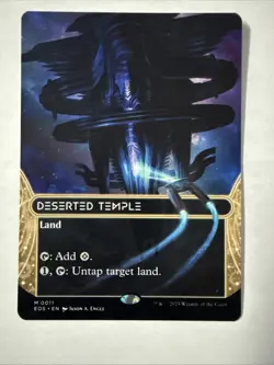Deserted Temple Borderless (NM Non-Foil) EOS-0011 Mythic MTG - Image 1