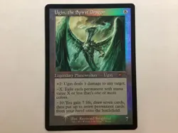 MTG SLD UGIN, THE SPIRIT DRAGON Foil NM (0122) Graded Power - Image 1