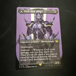 MTG Universes Beyond: Final Fantasy Cecil, Dark Knight (Borderless) #380 Rare - Image 1
