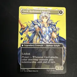 MTG Universes Beyond: Final Fantasy Cecil, Dark Knight (Borderless) #380 Rare - Image 2