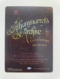 MTG Alhammarret's Archive FOIL 0027 SLC - Image 1