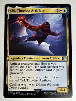 Cid, Timeless Artificer 409 - MTG Universes Beyond Final Fantasy - Regular - Image 1