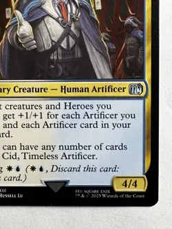 Cid, Timeless Artificer 418 - MTG Final Fantasy - Legendary Creature - FFXIII - Image 4