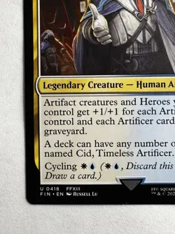 Cid, Timeless Artificer 418 - MTG Final Fantasy - Legendary Creature - FFXIII - Image 5