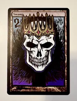 Magic The Gathering, Hand Painted Alter. Bleach Anime. Espada 2 Barragan - Image 1