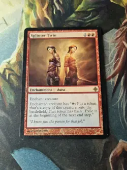 [1x] Splinter Twin Played, English Rise of the Eldrazi MTG Magic - Image 2