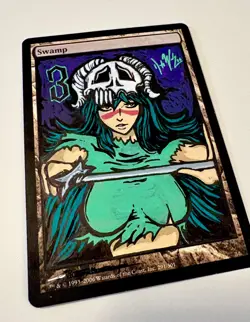 Magic The Gathering, Hand Painted Alter. Bleach Anime, Espada 3 Nelliel Nel Tu - Image 2