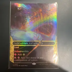 MTG Cascading Cataracts Edge Of Eternities: Stellar Sights Borderless Foil - Image 1