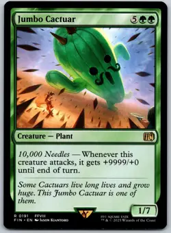 Jumbo Cactuar R FINAL FANTASY 191 NM - Image 1