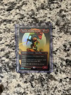 Tannuk, Steadfast Second (Borderless) Foil M Edge of Eternities 296 NM - Image 1