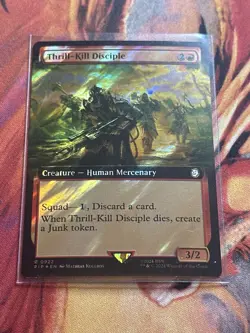 Thrill-Kill Disciple - Surge Foil - Extended Art Fallout MTG - Image 1