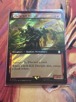 Thrill-Kill Disciple - Surge Foil - Extended Art Fallout MTG - Image 2
