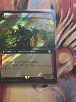 Thrill-Kill Disciple - Surge Foil - Extended Art Fallout MTG - Image 4