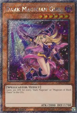 Near Mint, English - 1 x MTG Dark Magician Girl (7th Art) - RA04-EN107 - Platinu - Image 1