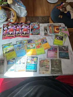 Pokemon Lot Of 32 + 4 Japanese Packs 1 American Pack - Image 1