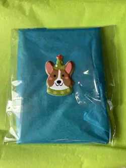 POKEMON TCG MYSTERY PACK BLIND STICKER AUCTION - Blue With Corgi Dog In Tree Hat - Image 2