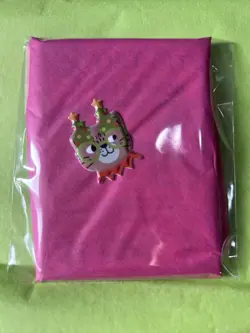 POKEMON TCG MYSTERY PACK BLIND STICKER AUCTION - Pink With Tree Glasses Cat - Image 2