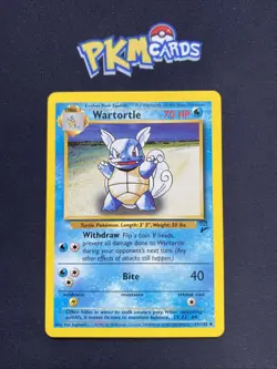 Pokemon TCG Wartortle Base Set 2 63/130 Regular LP. - Image 1