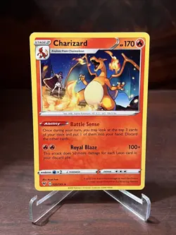 Pokemon TCG Charizard 025/185 Non Holo Rare Vivid Voltage NM/M - Image 1