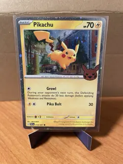 Pokemon 018/091 Cosmos Holo 2024 Trick Or Trade 🌀SWIRL🌀NM - Image 2