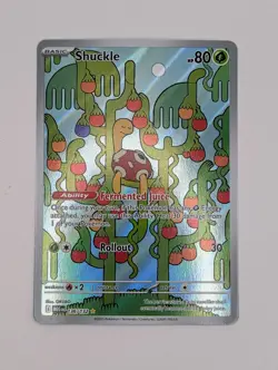 Shuckle Illustration Rare 136/132 Me01: Mega Evolution Holo POKEMON NM - Image 1