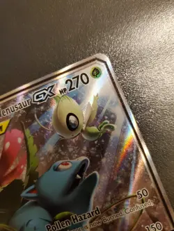Pokemon TCG Celebi & Venusaur GX SM167 Sun & Moon Promo Tag Team Holo Ultra Rare - Image 3