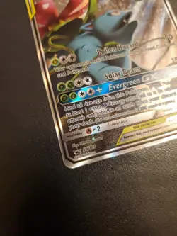 Pokemon TCG Celebi & Venusaur GX SM167 Sun & Moon Promo Tag Team Holo Ultra Rare - Image 4