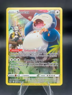 Snorlax TG10/TG30 Pokemon SWSH11: Lost Origin Trainer Gallery Ultra Rare NM - Image 1
