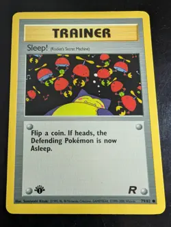 Sleep! (Rocket's Secret Machine) 79/82 - 1st Edition Team Rocket - LP to MP - Image 1
