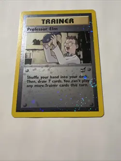 Professor Elm #3 Pokemon Best of Game 3/9 Reverse Holo - Image 1