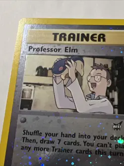 Professor Elm #3 Pokemon Best of Game 3/9 Reverse Holo - Image 2