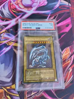 PSA 1 YUGIOH STARTER DECK KAIBA Blue Eyes White Dragon SDK #001 - Image 1