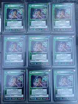 Large Lot Star Trek Black Border CCG 600+ Cards - Image 4