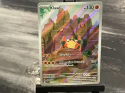 Pokemon TCG Scarlet & Violet Base Set #217/198 Klawf SV01 Full Art Holo Card - Image 1